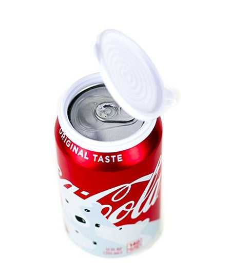 6-Pack | Soda/Beverage Can Lids | Clear Color