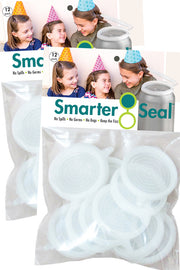24-Pack | Soda/Beverage Can Lids | Clear Color